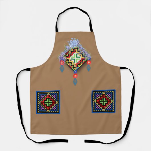 Tablier Design Hmong Paj Ntaub Schürze (Vorderseite)