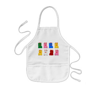 Tablier Enfant maneki neko Kinderschürze