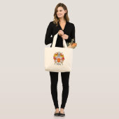Taboada-Familienwappen Jumbo Stoffbeutel (Vorderseite (Model))