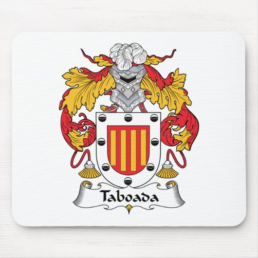 Taboada-Familienwappen Mousepad (Vorne)