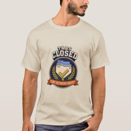 Tabs Geschlossen Retro Browser Humor Abzeichen T-Shirt