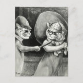 Tabs Pawnbroker von Louis Wain Feiertagspostkarte (Vorderseite)