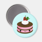 Tabu Japan Cake Line - Rosa Magnet (Vorderseite/Rückseite)