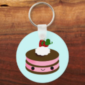 Tabu Japan Cake Line - Rosa Schlüsselanhänger (Vorderseite)