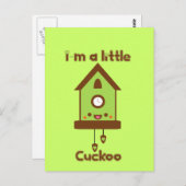 Tabu Japan Cuckoo Uhr Postkarte (Vorne/Hinten)