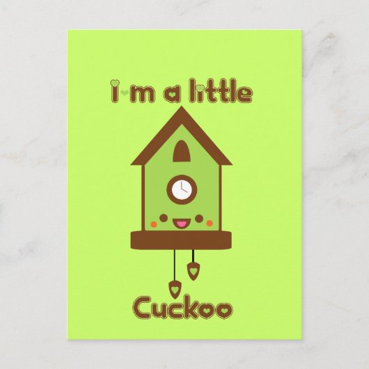 Tabu Japan Cuckoo Uhr Postkarte (Vorderseite)