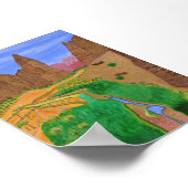 Tabuk, Saudi-Arabien-Poster Poster (Ecke)