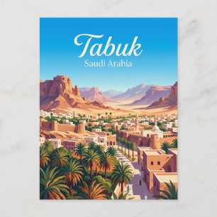 Tabuk, Saudi-Arabien Postkarte