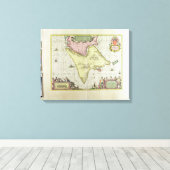 Tabula Magellanica, Quatierrae del Fuego, Platte 1 Leinwanddruck (Insitu (Holzboden))