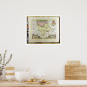 Tabula Magellanica, Quatierrae del Fuego, Platte 1 Poster (Küche)