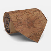 Tabula Peutingeriana Rom - Noricum Krawatte (Gerollt)