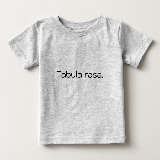Tabula rasa baby t-shirt (Vorderseite)