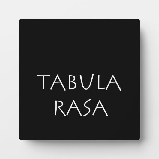 Tabula rasa fotoplatte (Vorderseite)