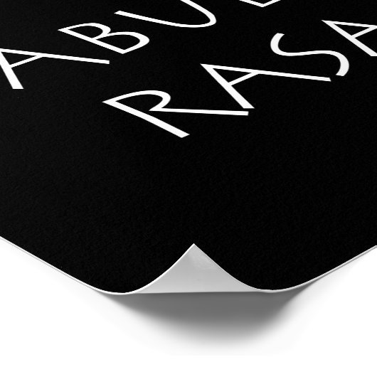 Tabula rasa poster (Ecke)