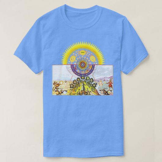 TABULA SMARAGDINA HERMETIS The Emerald Tablet T-Shirt (Design vorne)