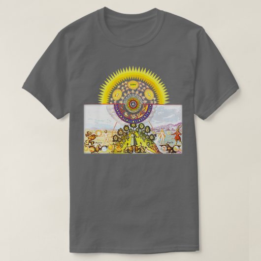 TABULA SMARAGDINA HERMETIS The Emerald Tablet T-Shirt (Design vorne)