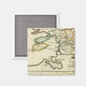 Tabularum geographicarum Probe Weltkarte Magnet (Vorderseite/Rückseite)
