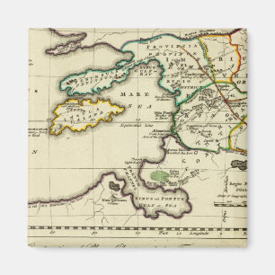 Tabularum geographicarum Probe Weltkarte Magnet