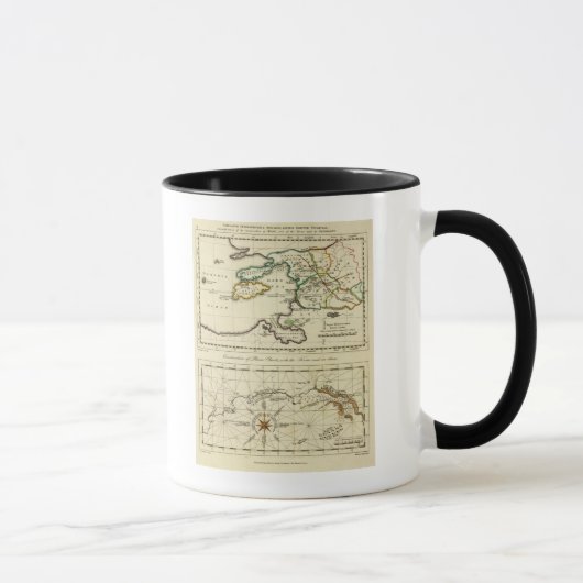 Tabularum geographicarum Probe Weltkarte Tasse (Rechts)