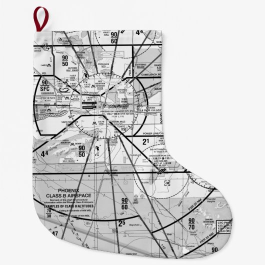 TAC-Diagramm für den Flughafen Phoenix Großer Weihnachtsstrumpf (Vorderseite)