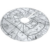 TAC-Diagramm für den Flughafen Phoenix Polyester Weihnachtsbaumdecke (Schrägansicht)