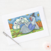 TAC FÜR DIE TÜRKEI, ERNTEDANK-STICKER RECHTECKIGER AUFKLEBER (Umschlag)