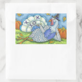 TAC FÜR DIE TÜRKEI, ERNTEDANK-STICKER RECHTECKIGER AUFKLEBER (Tasche)