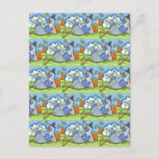 TAC FÜR DIE TÜRKEI, VOGELSPIELE FÜR DEN ERNTEDANK POSTKARTE (Vorderseite)