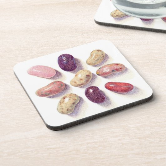 TAC FÜR JELLY-BÄNE AUS Hartkunststoff - Untersetze Getränkeuntersetzer (Linke Seite)