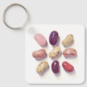 TAC FÜR JELLY BEANS Aluminium Square Schlüsselanhä Schlüsselanhänger (Vorderseite)