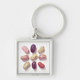 TAC FÜR JELLY BEANS Premium Square Schlüsselanhäng Schlüsselanhänger