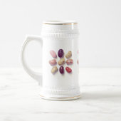 TAC FÜR JELLY BEANS White & Gold Stein Bierglas (Links)