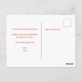 TAC FÜR TIERE POSTKARTE (Rückseite)