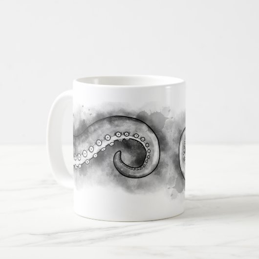 Tachaktopus kraken levithan kaffeetasse (Vorderseite Links)