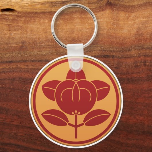 Tachibana Clan Kamon Schlüsselanhänger (Vorderseite)