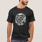 Tachibana Clan Kamon Silver Chrome T-Shirt (Vorderseite)