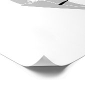 Tachibana Muneshige Warrior of West Calligraphy Ar Poster (Ecke)