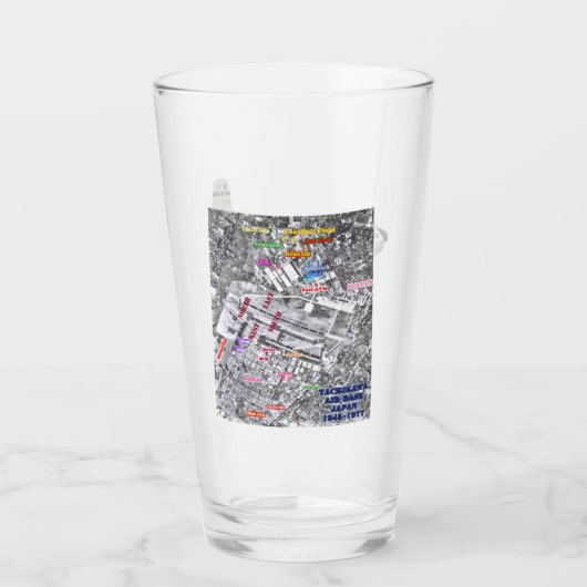 Tachikawa-Flughafen Japan C-124 Glas (Rückseite)