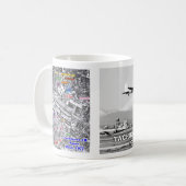 Tachikawa-Flughafen Japan Kaffeetasse (Vorderseite Links)