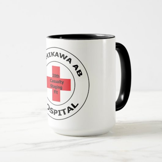 Tachikawa-Flughafen-Japan-Krankenhaus Tasse (VorderseiteRechts)