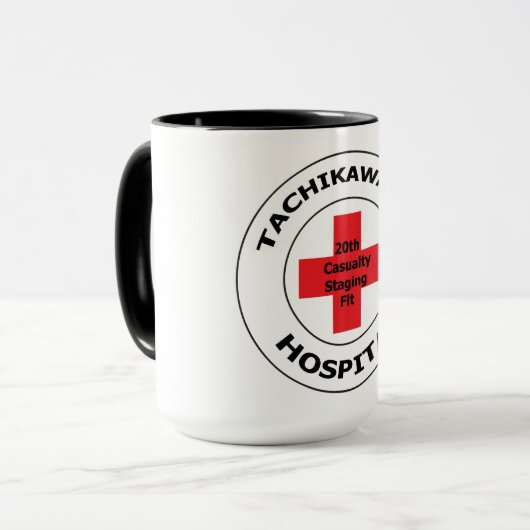 Tachikawa-Flughafen-Japan-Krankenhaus Tasse (Vorderseite Links)