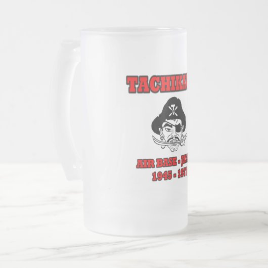 Tachikawa-Flughafen Mattglas Bierglas (Vorderseite Links)