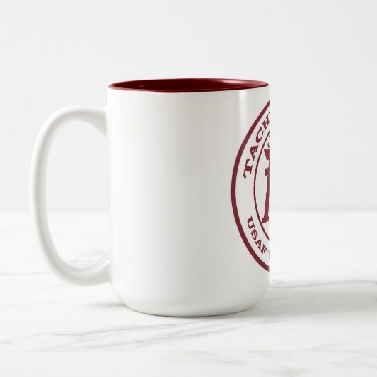 Tachikawa-Flughafen-Tasse U.S.A.F. Zweifarbige Tasse (Links)