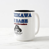 Tachikawa-Flughafen Zweifarbige Tasse (VorderseiteRechts)
