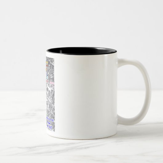 Tachikawa-Flughafen Zweifarbige Tasse (Rechts)