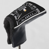 Tachometer eines klassischen Autos von 1968 Golf Headcover (3/4 Vorderseite)