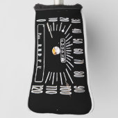 Tachometer eines klassischen Autos von 1968 Golf Headcover (Rotieren 90)