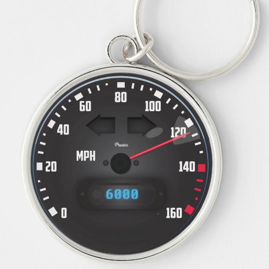 Tachometer Schlüsselanhänger (Vorne)