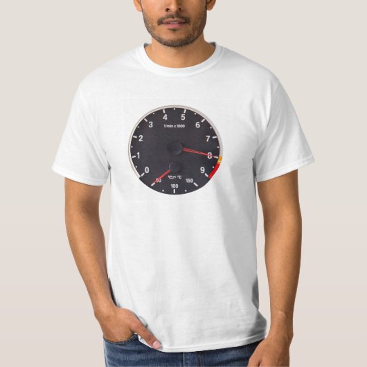 Tachometer-T - Shirt BMW M3 M5 (Vorderseite)
