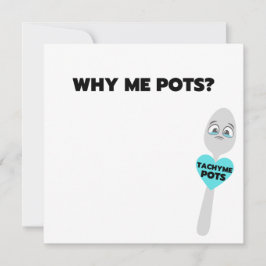 Tachy Me Bold Print Flat Holiday Card Feiertagskarte